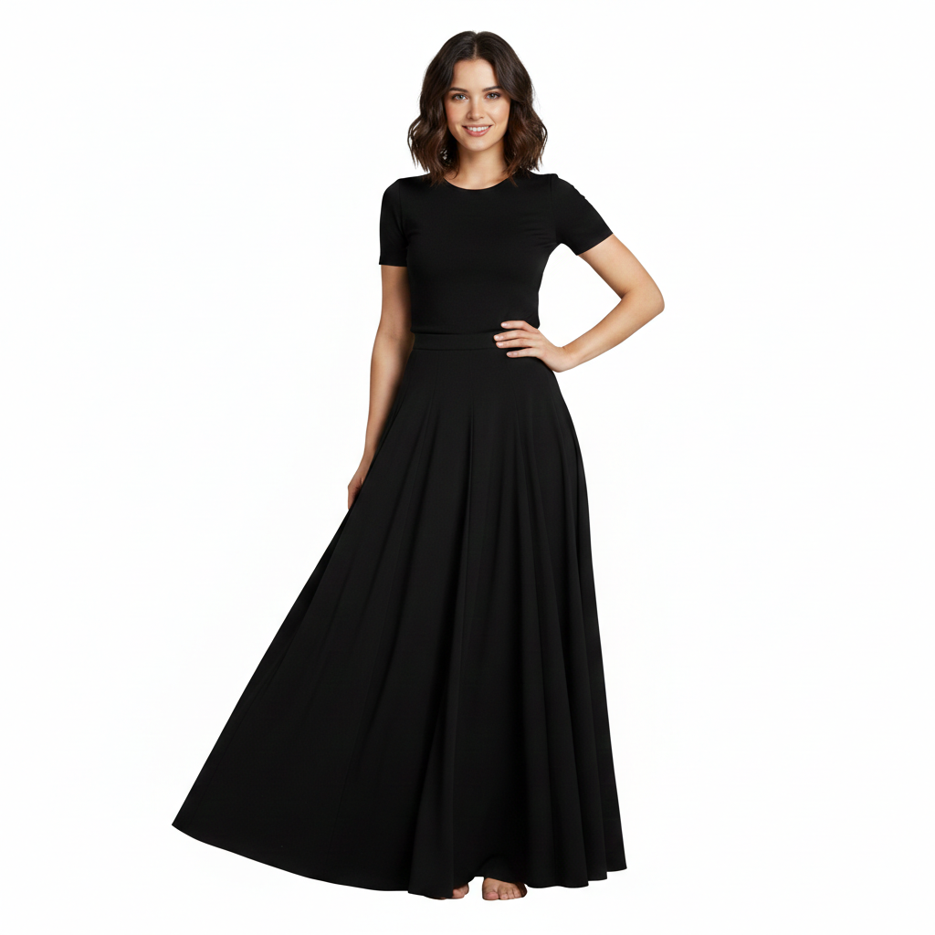 Full Length Cotton Skirt