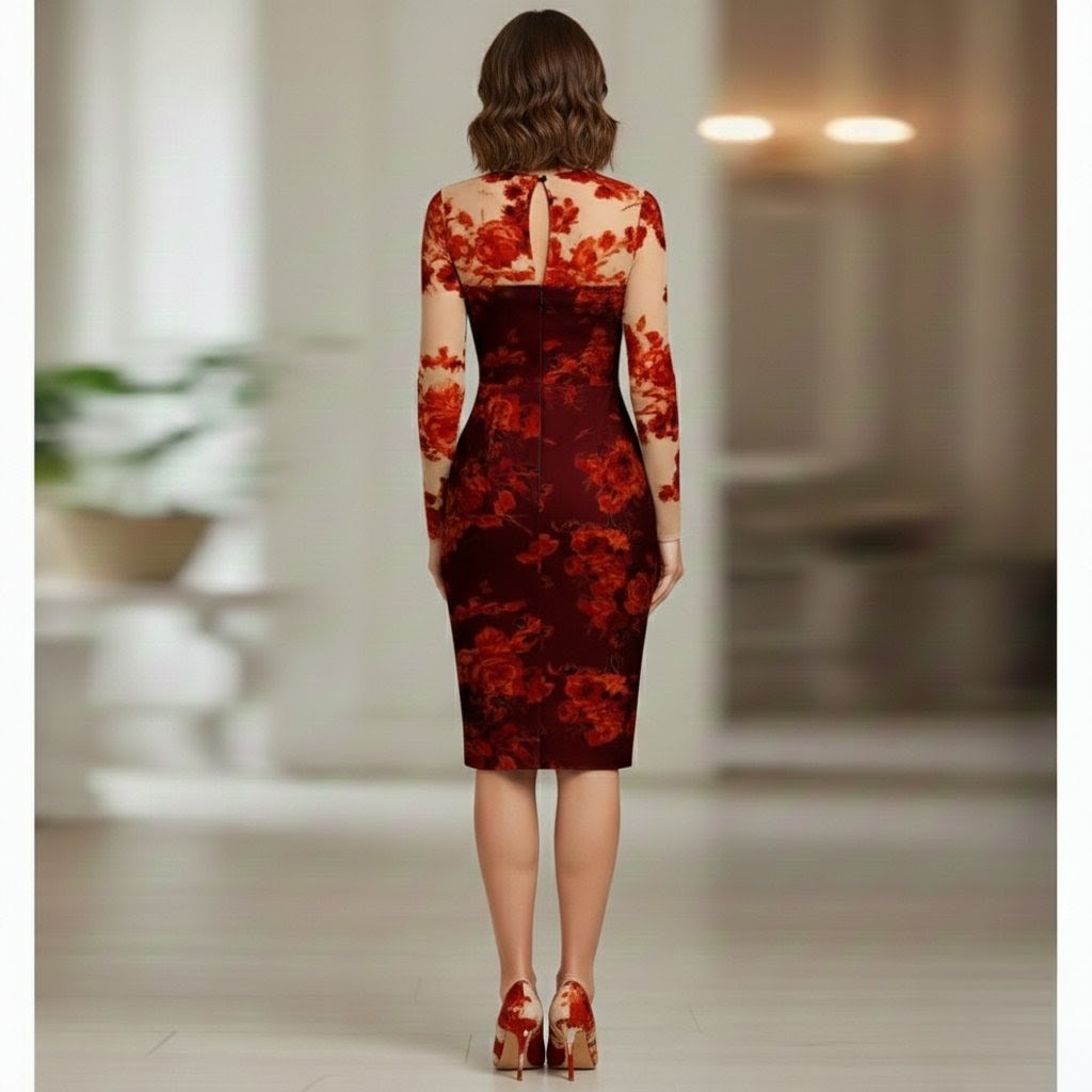 Floral Bustier Dress
