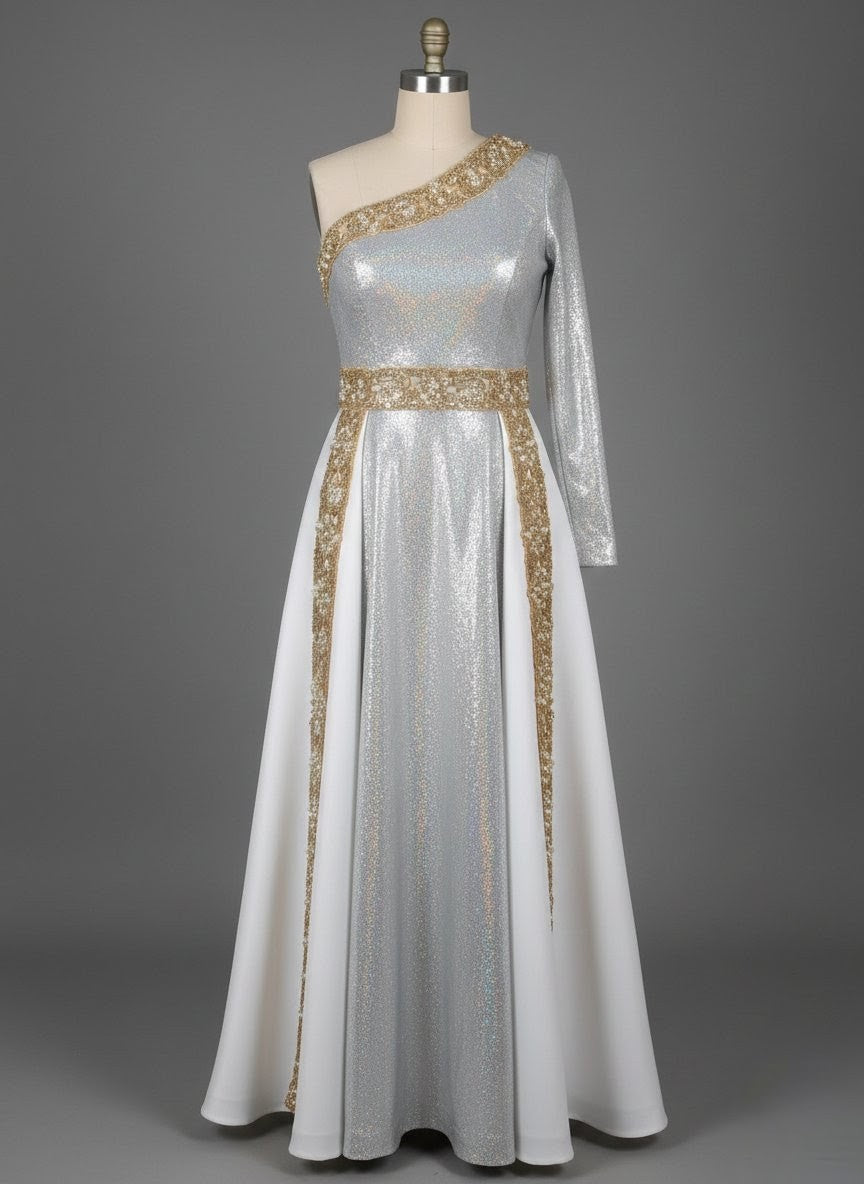 Anna One Shoulder Stuart Gown
