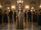 Giselle Lamé Gown