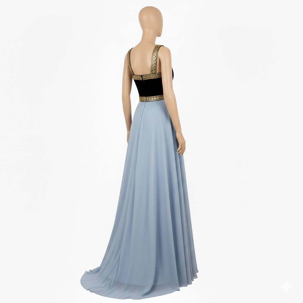 Greek Crinoline Gown