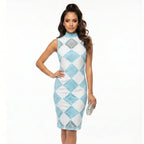 Crepe and Crochet Polo Shift Peekaboo