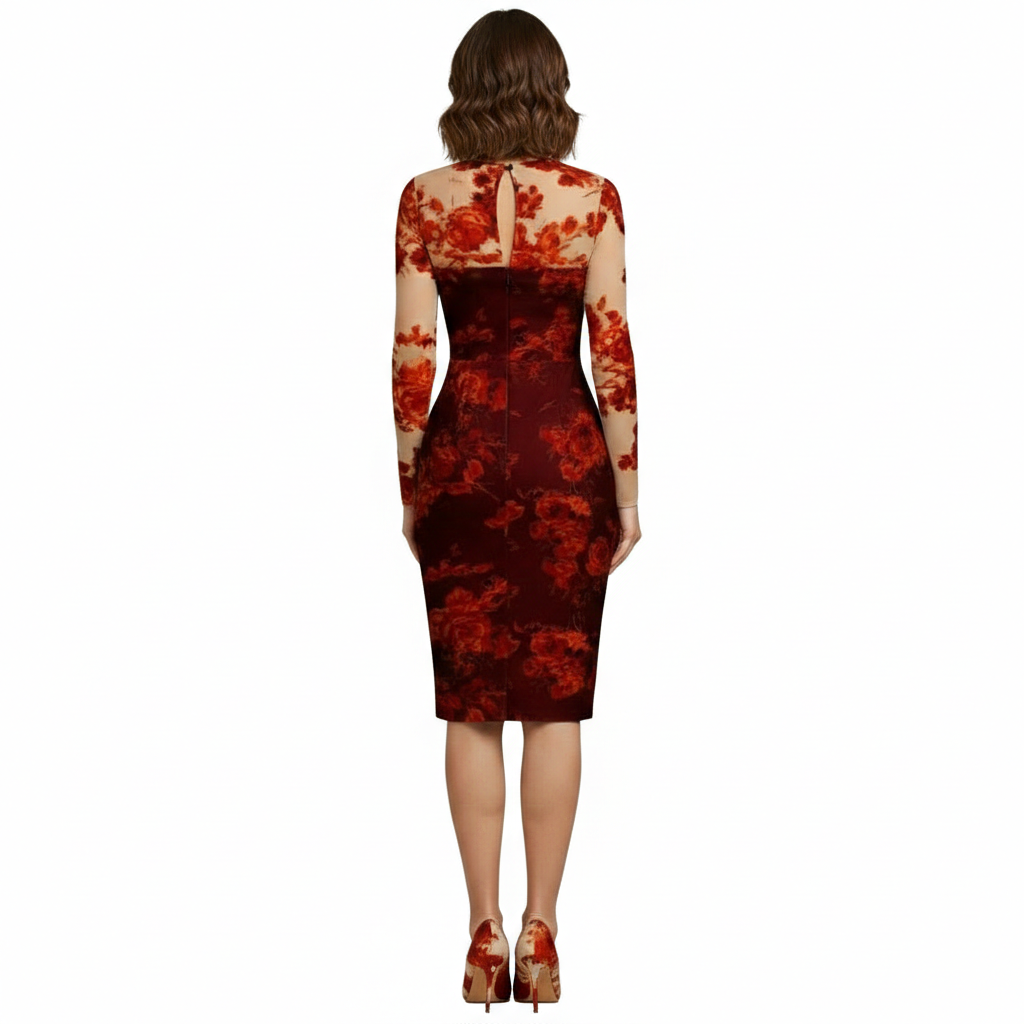Floral Bustier Dress