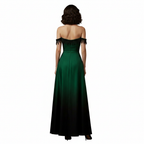 Autumn Fringe Ombre Dress