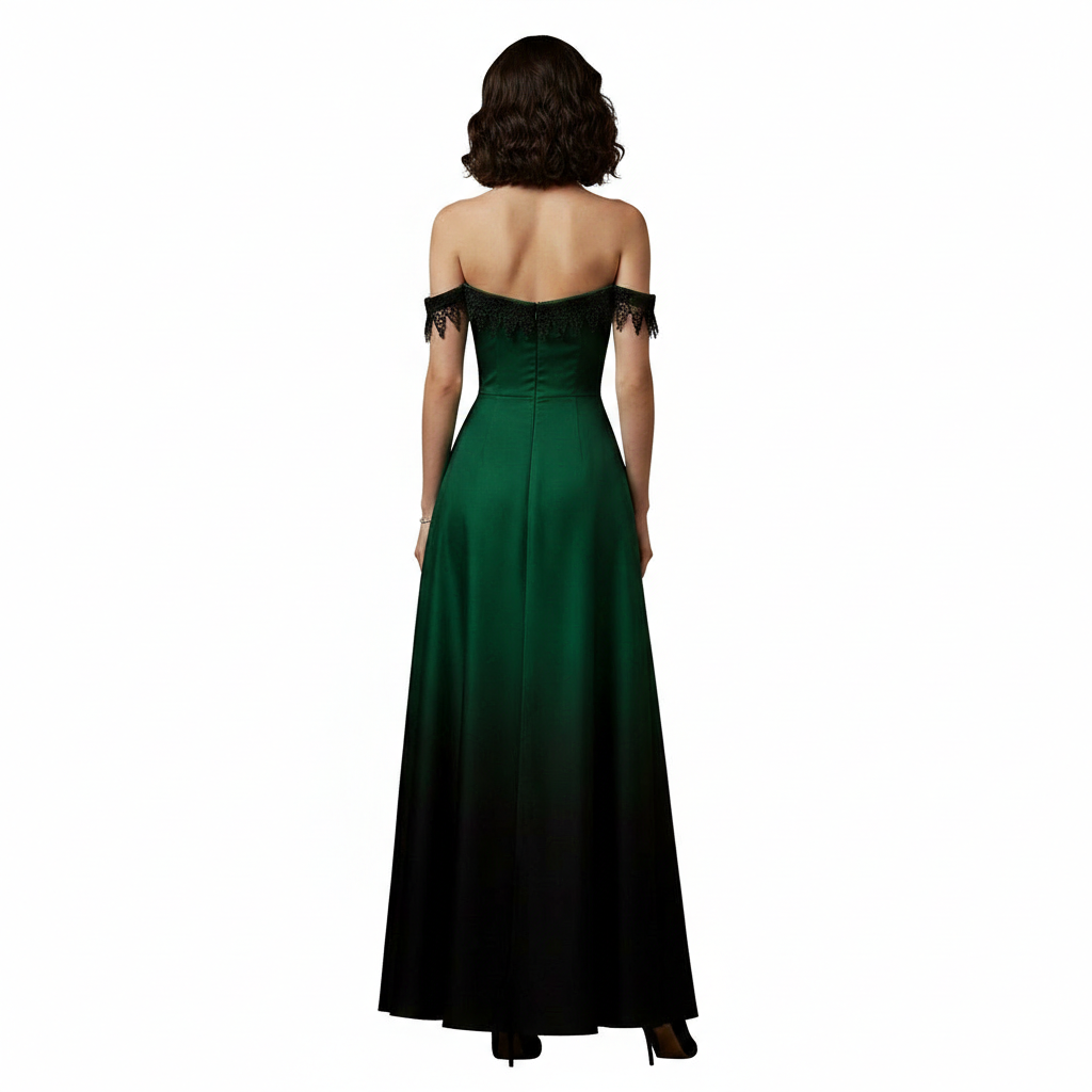 Autumn Fringe Ombre Dress