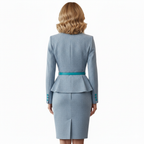 Baby Blue Wool Suit