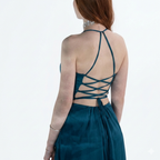 Cheryl Turquoise Pool Dress Riverdale