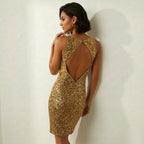 Diamond Back Bodycon Shift Dress