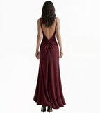 Reversible Backless Jersey Dress