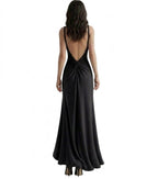 Reversible Backless Jersey Dress