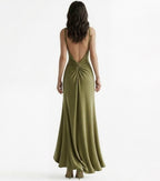 Reversible Backless Jersey Dress