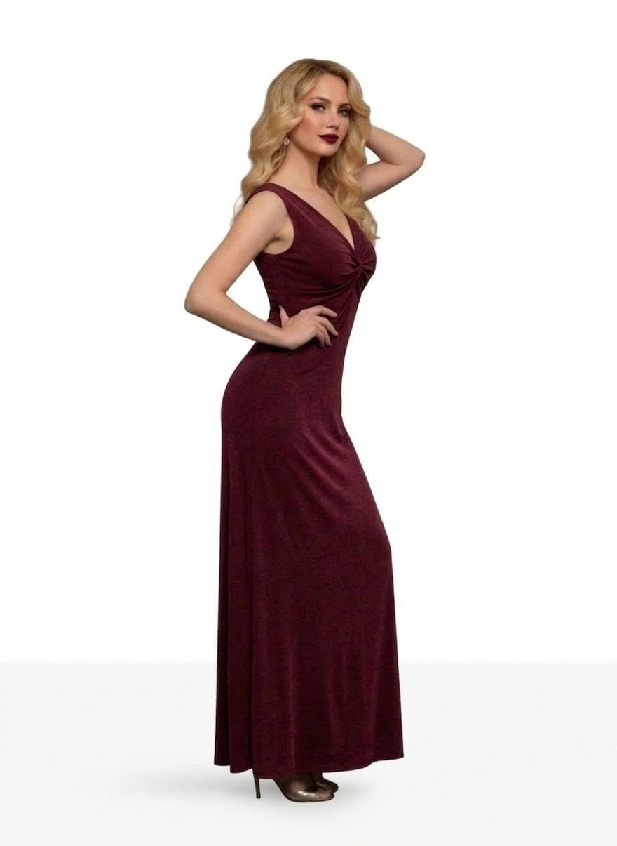 Reversible Backless Jersey Dress