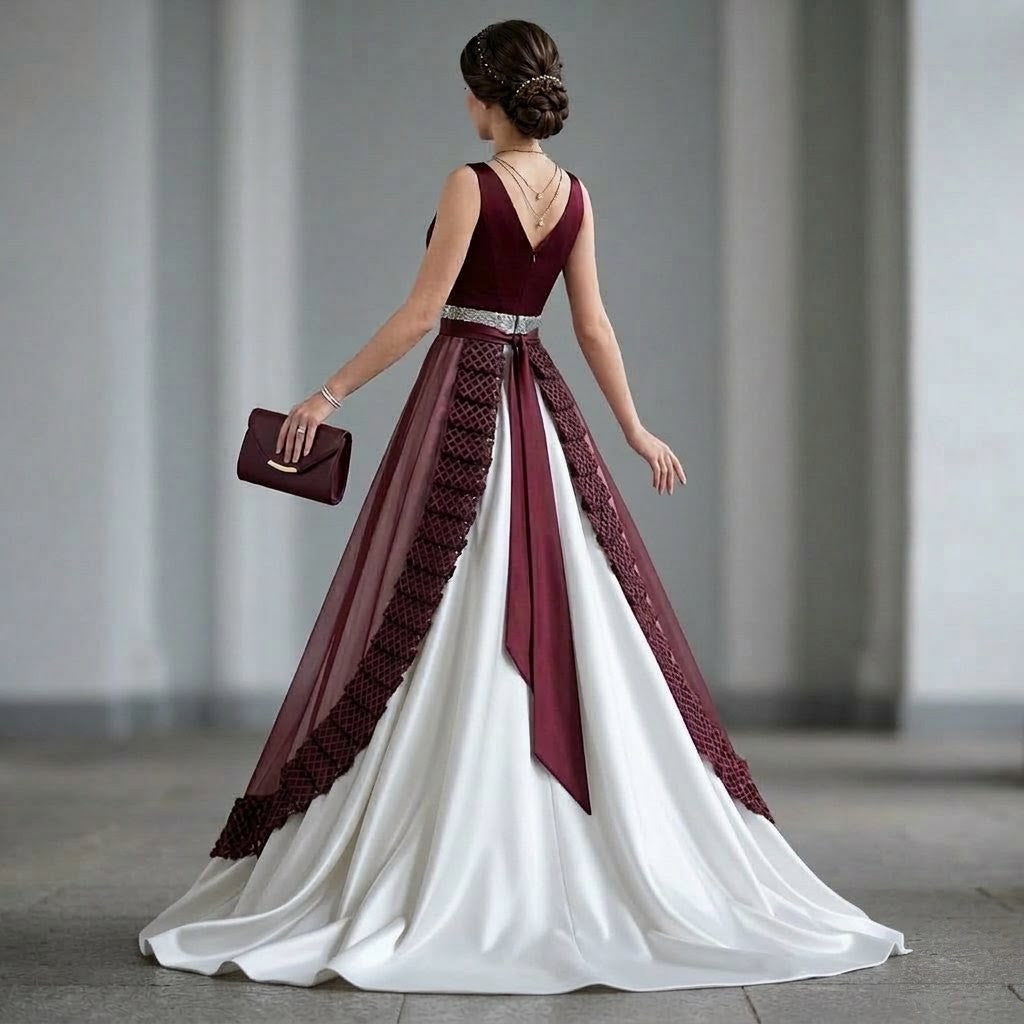 Crinoline Wedding Skirt and Overskirt