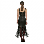 Leather Flapper Dress