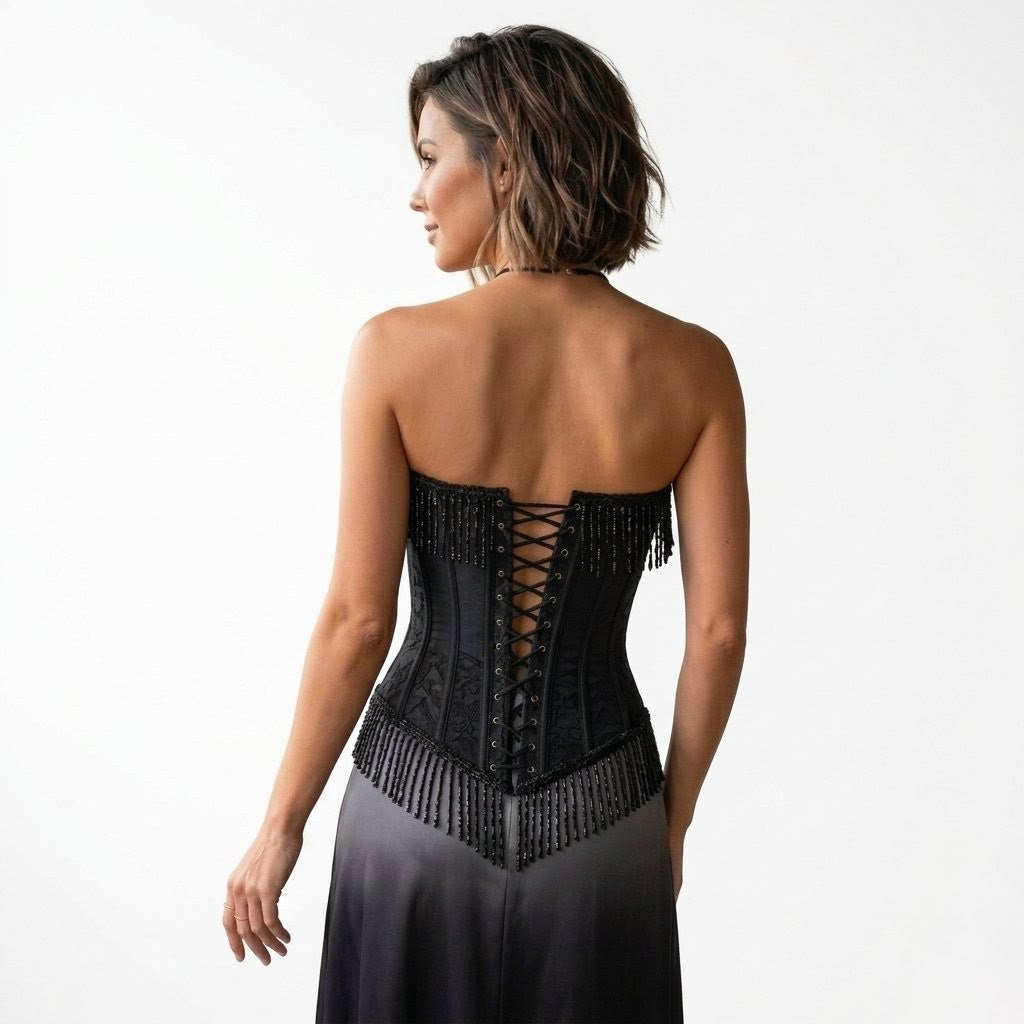 Black Victorian Style Corset