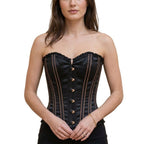 Black and Gold Western Style Corset