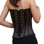 Black and Gold Western Style Corset