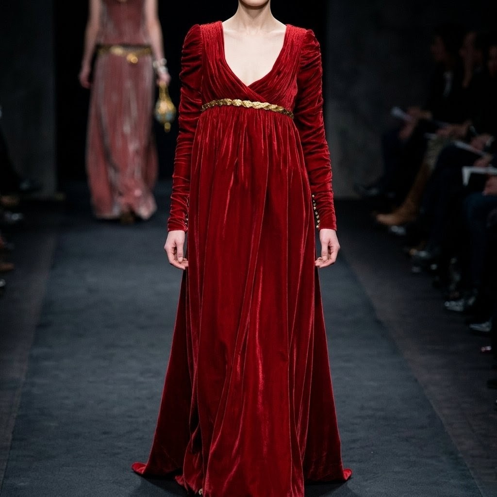Regency Velvet Gown