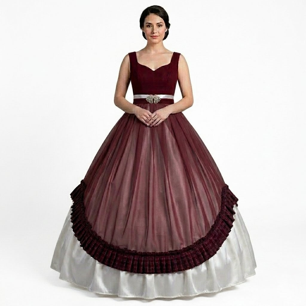 Crinoline Wedding Skirt and Overskirt