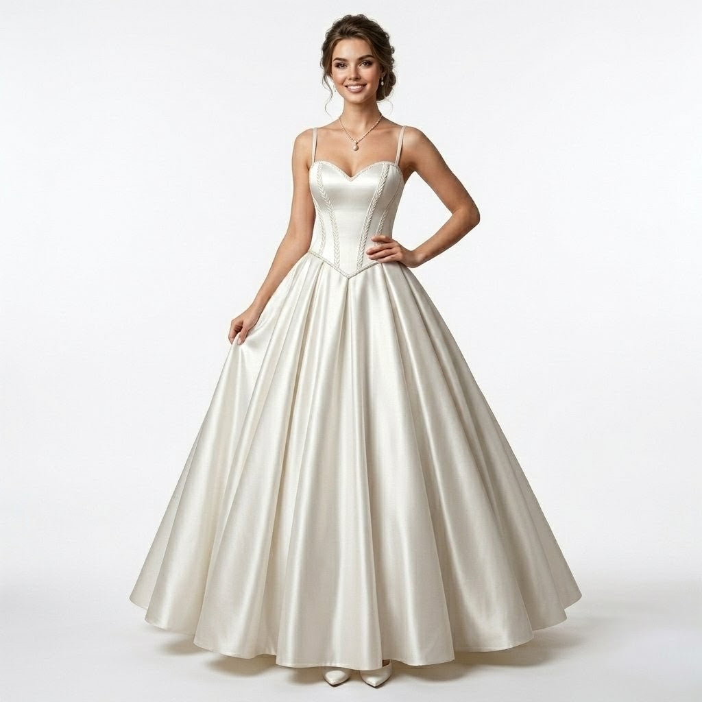 Crinoline Wedding Skirt and Overskirt