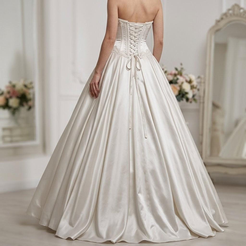 Crinoline Wedding Skirt and Overskirt