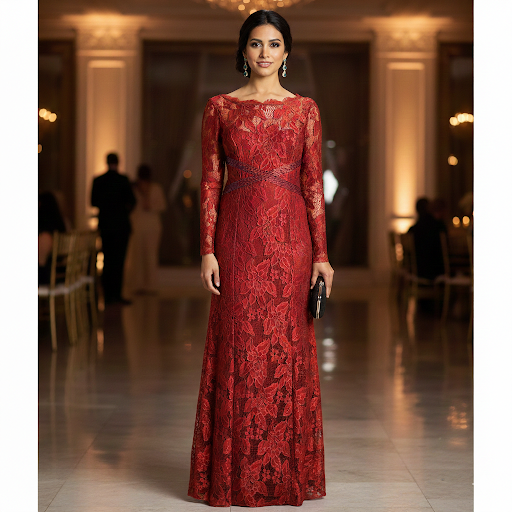 Lace Crossover Dress