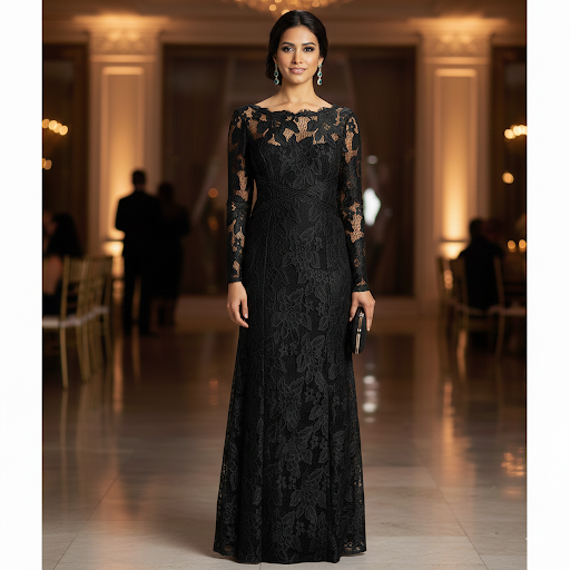 Lace Crossover Dress