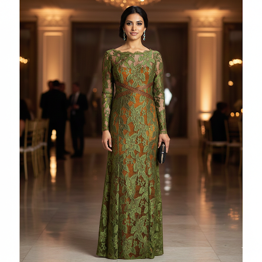 Lace Crossover Dress