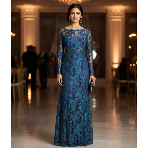 Lace Crossover Dress