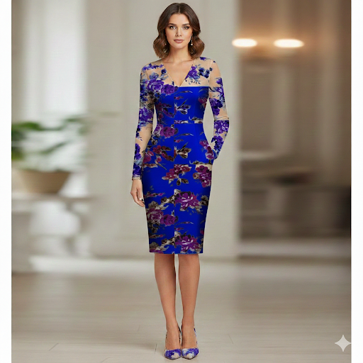 Floral Bustier Dress