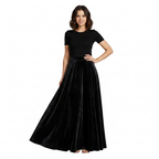 Full Length Velvet Skirt