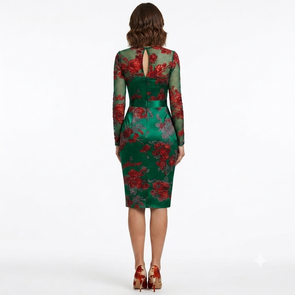 Floral Bustier Dress