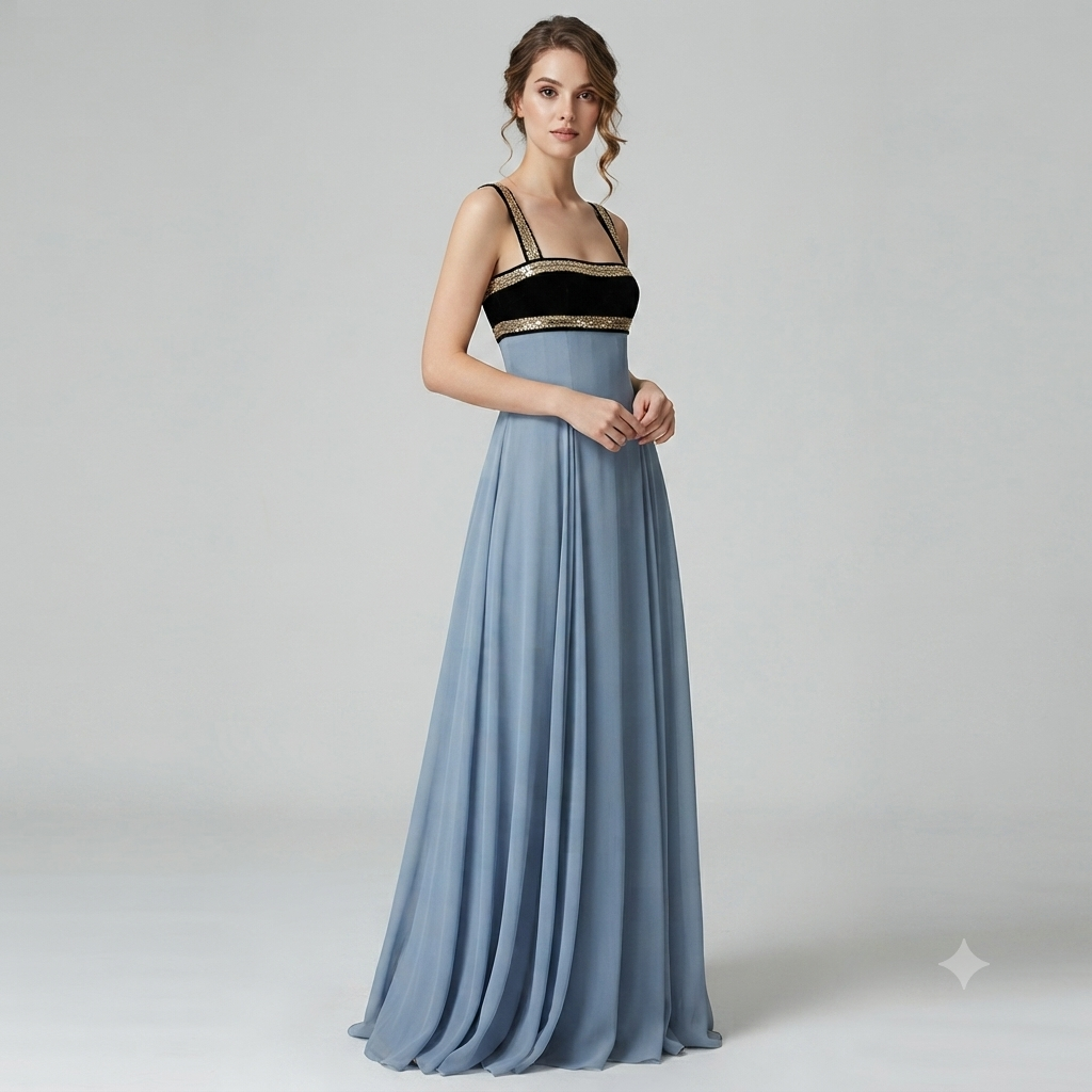 Greek Crinoline Gown