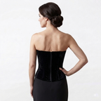 Black Velvet Baroque Corset