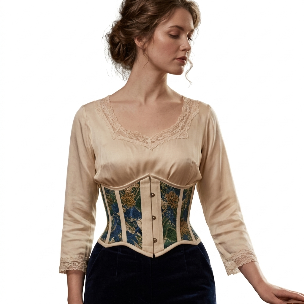 Floral Chiffon Underbust Cincher