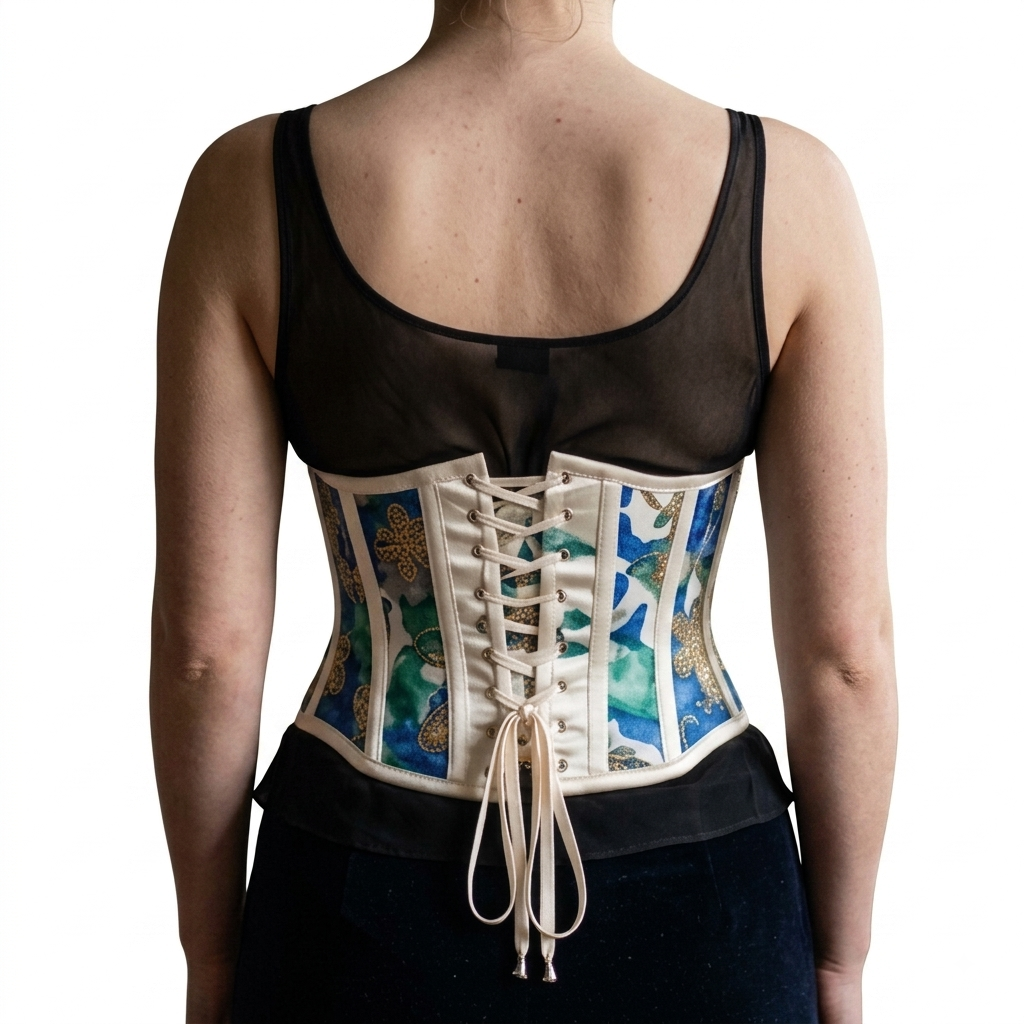 Floral Chiffon Underbust Cincher