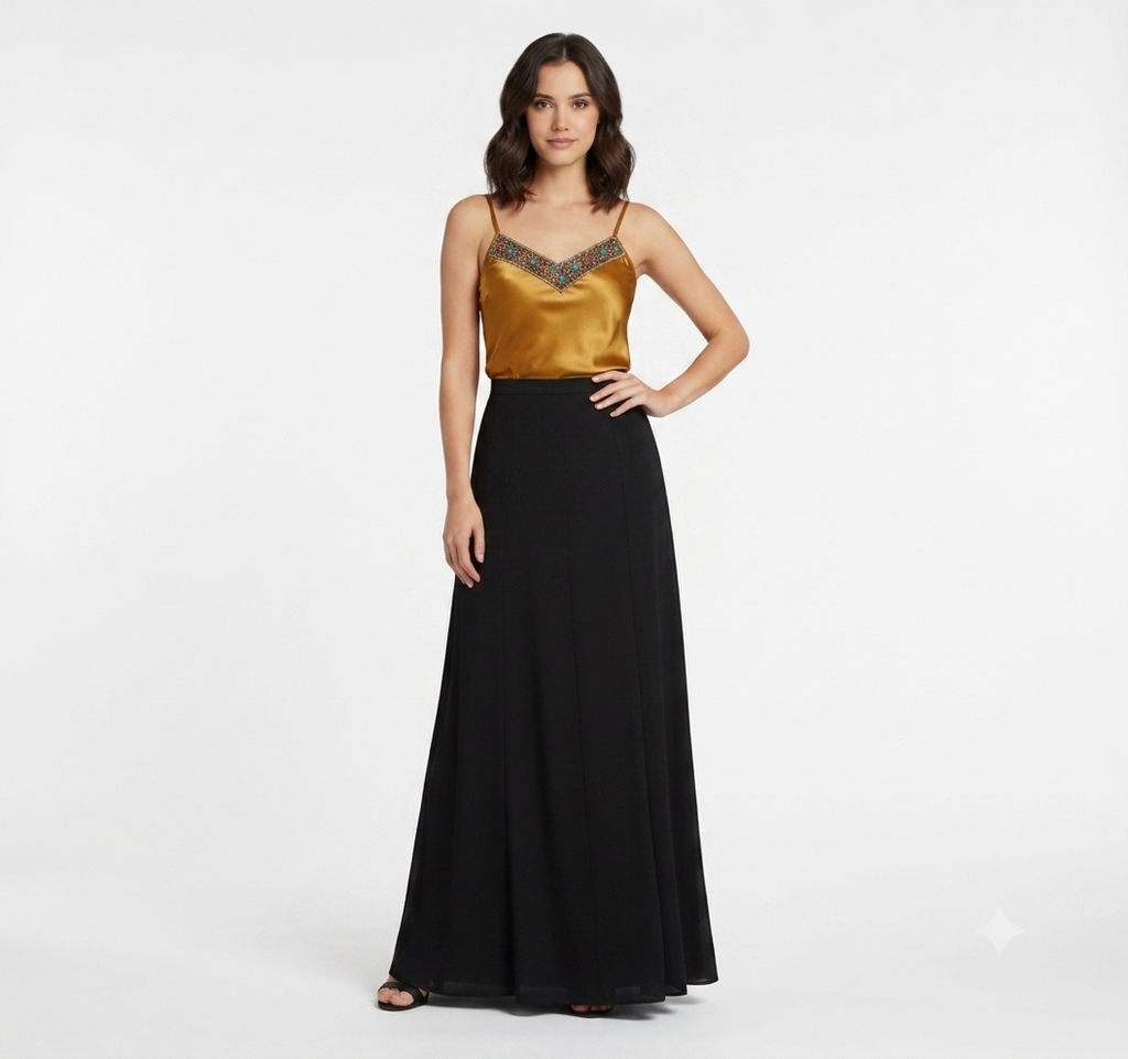 Full Length Cotton Skirt