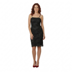 Winter Floral Lace Shift Dress Dark Tone