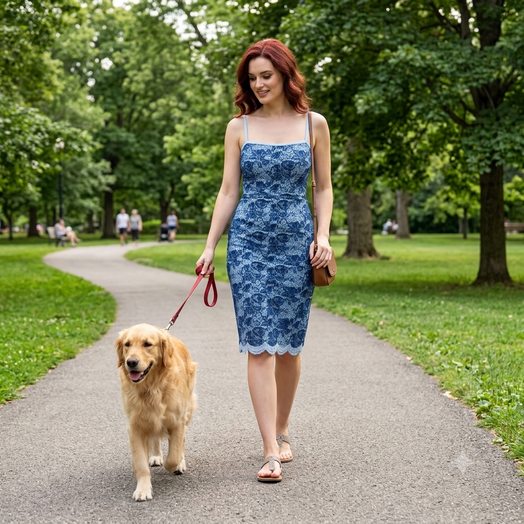 Autumn Floral Shift Dress