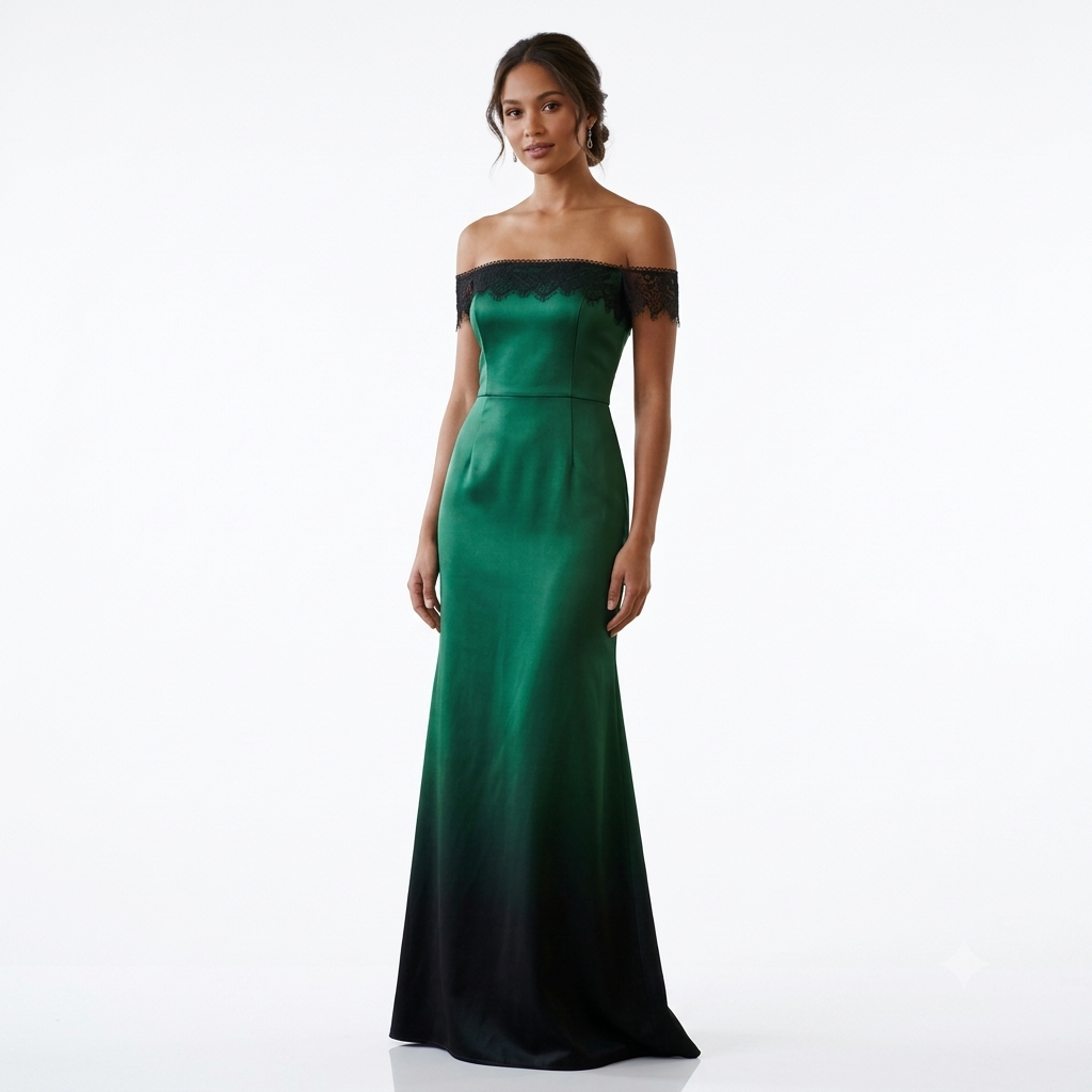 Autumn Fringe Ombre Dress