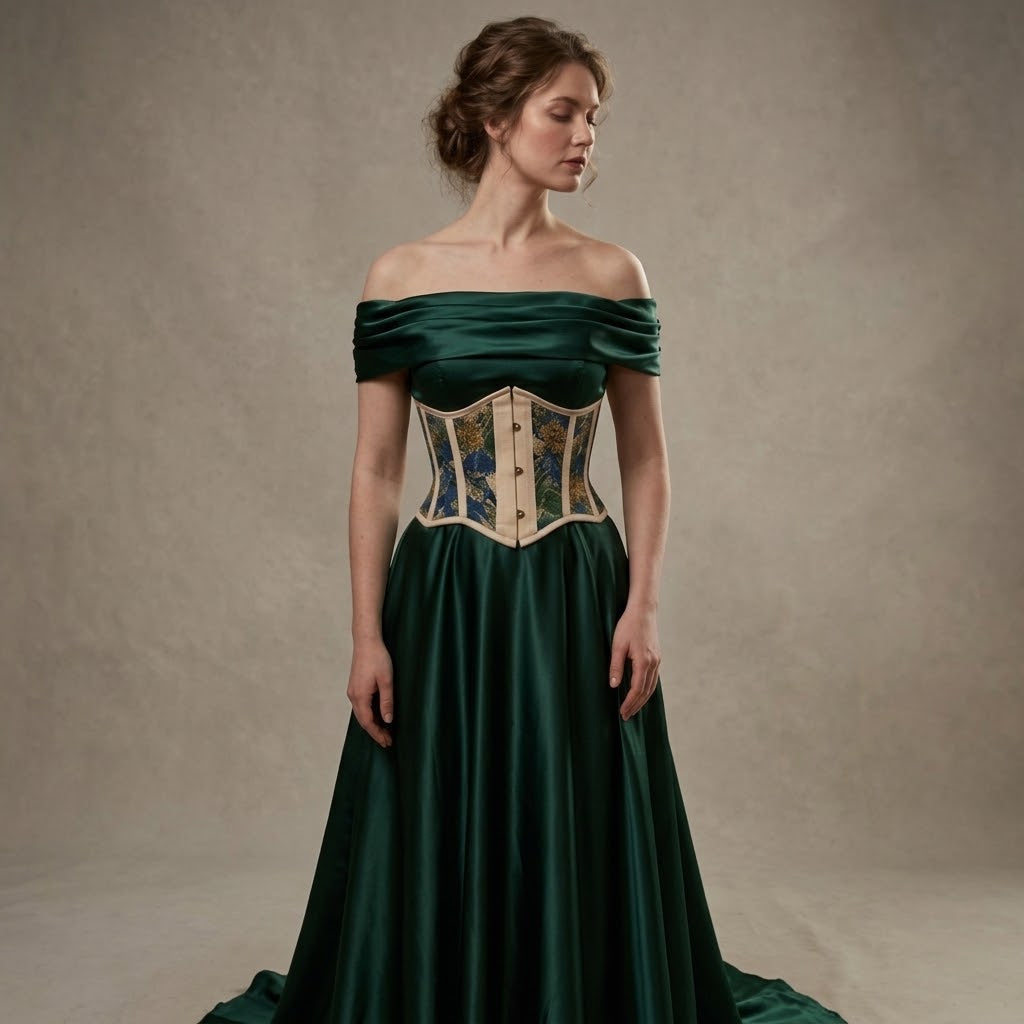 Floral Chiffon Underbust Cincher