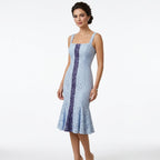 Crepe Lace Summer Dress