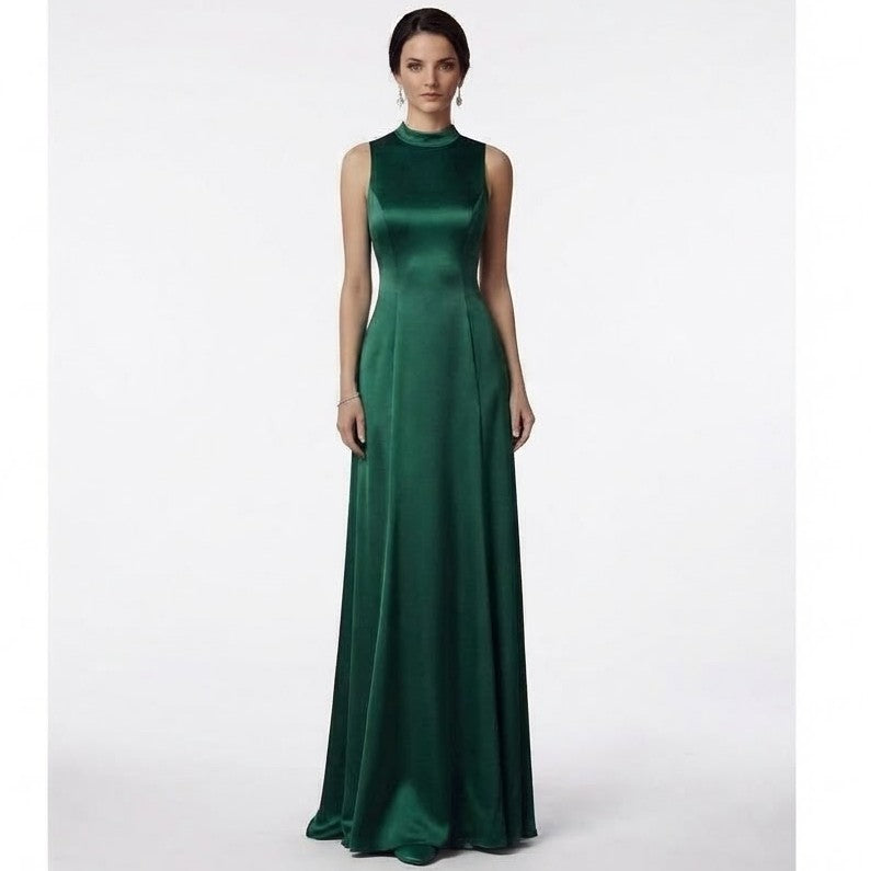 Poloneck Maxi Dress