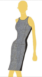 Back to front bodycon