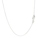 14k White Gold Classic Box Chain (0.68 mm)