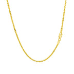 14k Yellow Gold Sparkle Chain (1.50 mm)