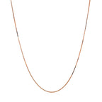 14k Rose Gold Classic Box Chain (0.45 mm)