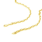 14k Yellow Gold Oval Rolo Chain (4.6 mm) 18"
