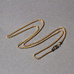 14k Yellow Gold Round Wheat Chain (1.5 mm)