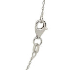 14k White Diamond Cut Cable Link Chain (0.87 mm)